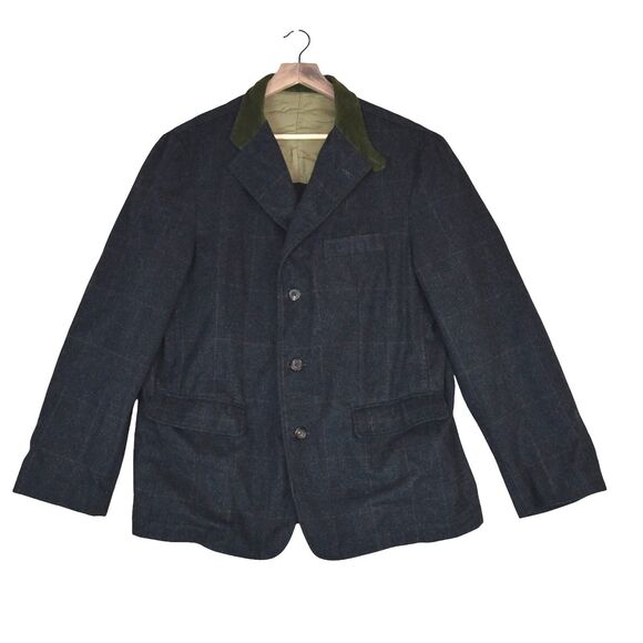 Mark McNairy x New Amsterdam Wool Jacket 42 Made in USA Corduroy Collar Mens - Picture 1 of 10